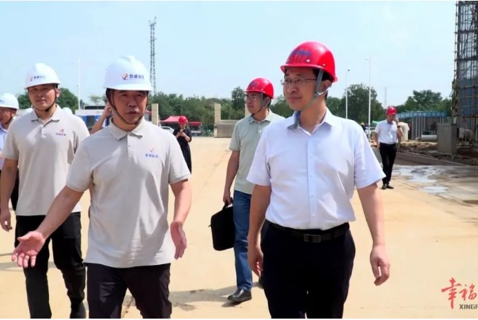 錢會走訪調(diào)研企業(yè)和在建項(xiàng)目